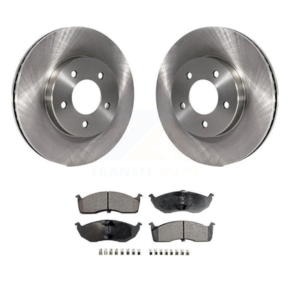 Brake Rotors Ceramic Pad Front Kit For Chrysler Intrepid Dodge 300M Concorde LHS
