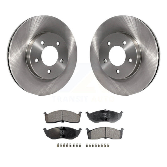 Brake Rotors Ceramic Pad Front Kit For Chrysler Intrepid Dodge 300M Concorde LHS