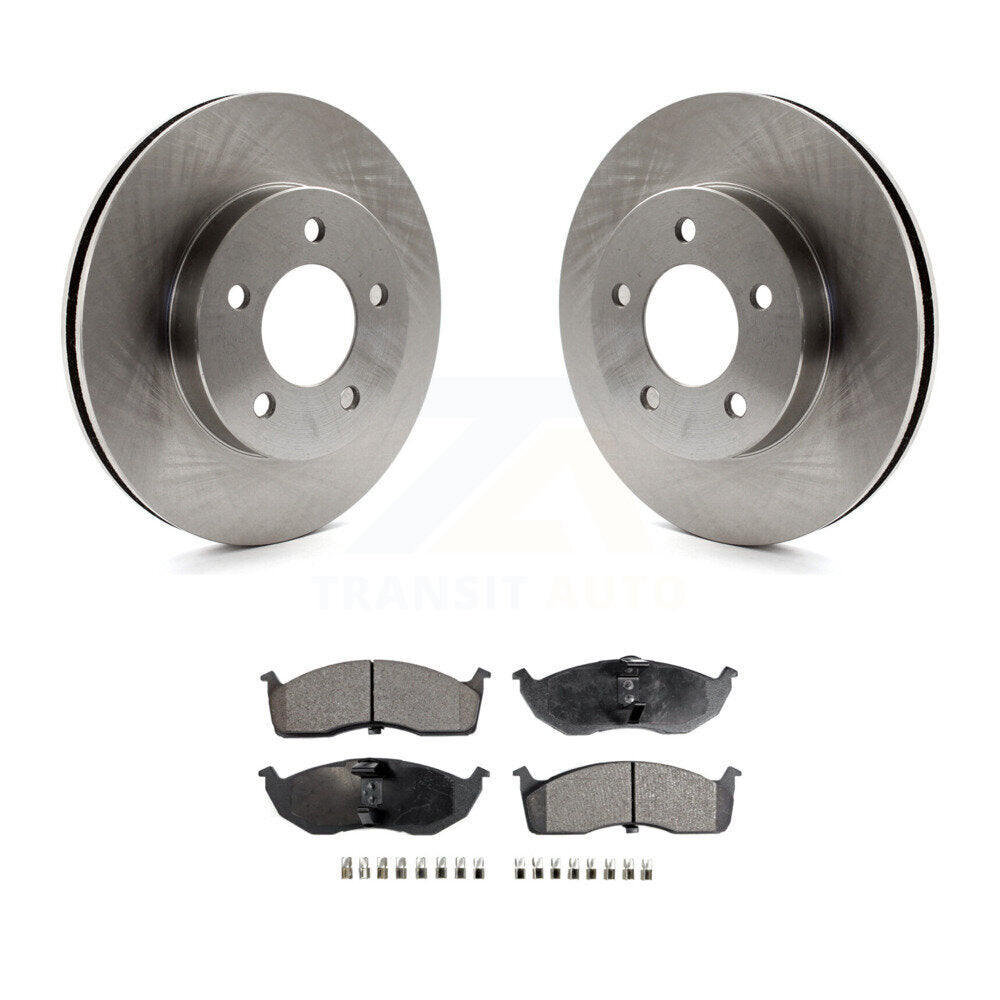 Brake Rotor Ceramic Pad Front Kit For Intrepid Dodge Chrysler Concorde LHS Eagle