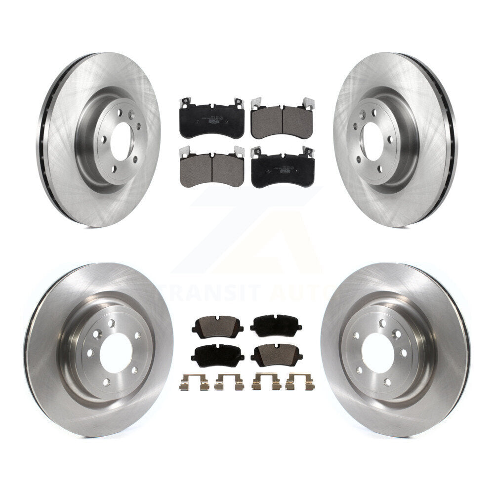 Disc Brake Rotors And Ceramic Pads Front Rear Kit For Land Rover Discovery