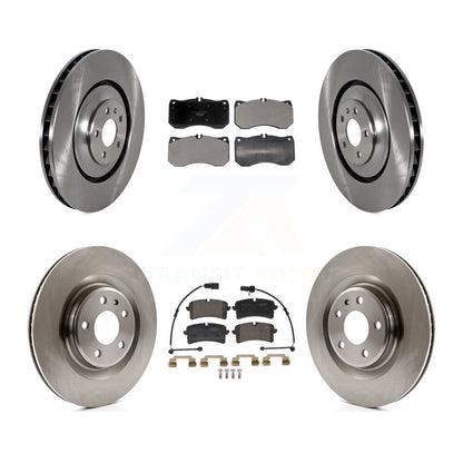 Disc Brake Rotors And Ceramic Pads Front Rear Kit For Audi A7 Quattro