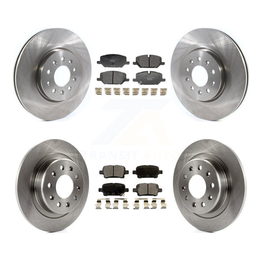 Disc Brake Rotors And Ceramic Pad Front Rear Kit For 2020 Chevrolet Equinox 2.0L