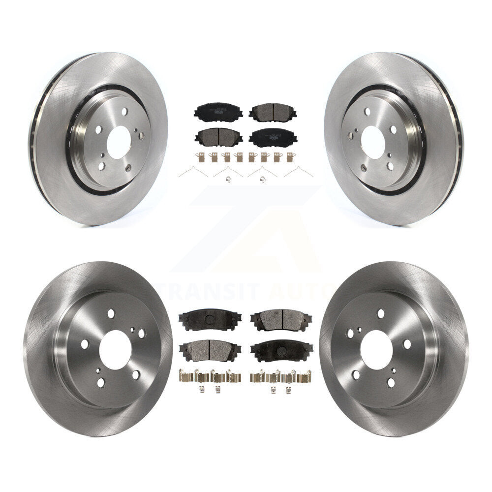 Brake Rotors Ceramic Pad Front Rear Kit For 20 Toyota Camry XSE With TRD Package