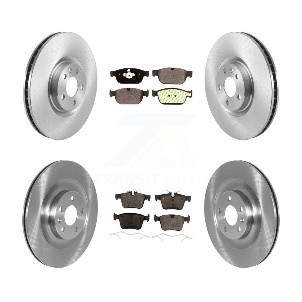 Disc Brake Rotors And Ceramic Pads Front Rear Kit For Volvo XC40 Recharge C40