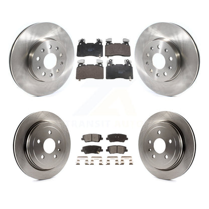 Disc Brake Rotors And Ceramic Pads Front Rear Kit For Cadillac CTS