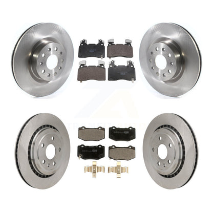 Brake Rotor & Ceramic Pad Front Rear Kit For Chevrolet Camaro With Brembo Brakes