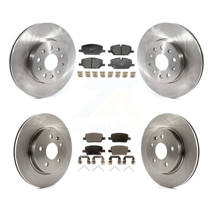 Disc Brake Rotors And Ceramic Pads Front Rear Kit For 2021 Chevrolet Camaro LT