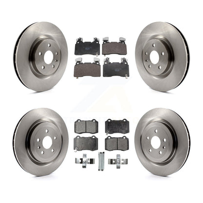 Disc Brake Rotors & Ceramic Pad Front Rear Kit For 2010-2015 Chevrolet Camaro SS