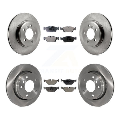 Disc Brake Rotors And Ceramic Pads Front Rear Kit For 1998-1999 BMW 328i Sedan