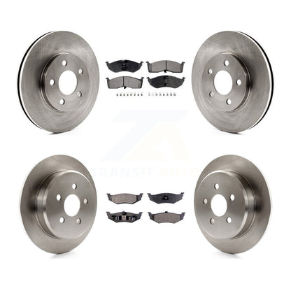 Disc Brake Rotor And Ceramic Pad Front Rear Kit For Neon Chrysler Dodge Plymouth