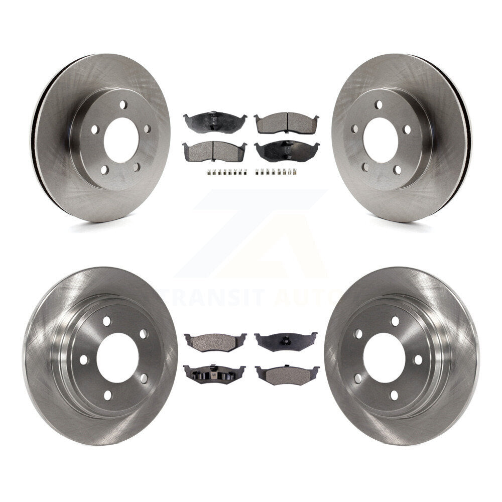 Brake Rotors Ceramic Pad Front Rear Kit For Intrepid Dodge Chrysler Concorde LHS