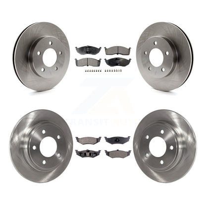 Brake Rotors Ceramic Pad Front Rear Kit For Intrepid Dodge Chrysler Concorde LHS