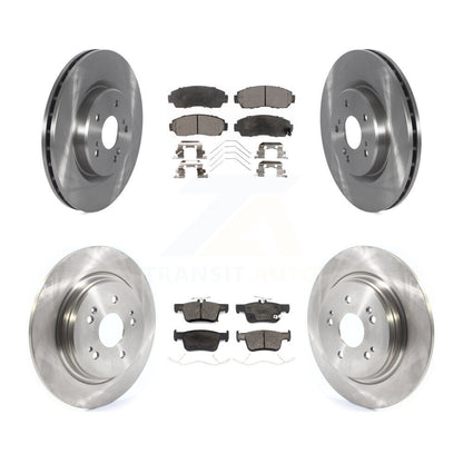 Disc Brake Rotors And Ceramic Pads Front Rear Kit For 2022-2024 Acura RDX
