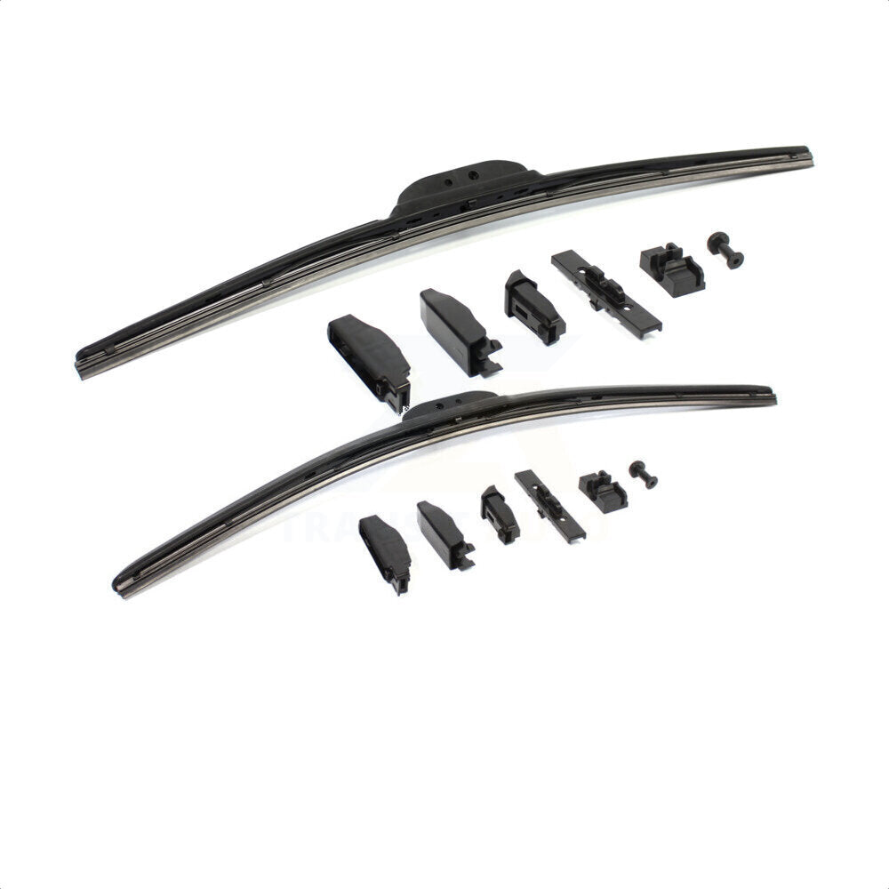Wiper Blades Front Kit For Toyota Ford Tacoma Mustang Jeep Compass Chevrolet RVR