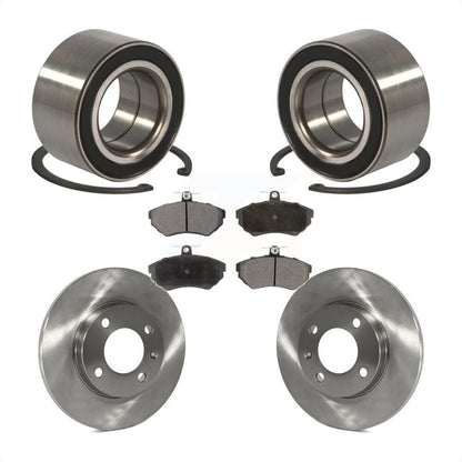 Wheel Bearing Disc Brake Rotors And Pads Front Kit For 1996 Volkswagen Golf 1.9L