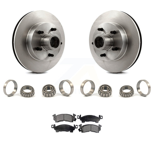 Brake Hub Rotor Inner & Outer Race Bearing Set Pad Front Kit For GMC C1500 C10