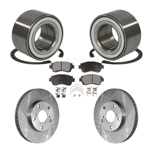 Wheel Bearing Brake Rotor And Pad Front Kit For Toyota Camry Sienna Avalon Lexus