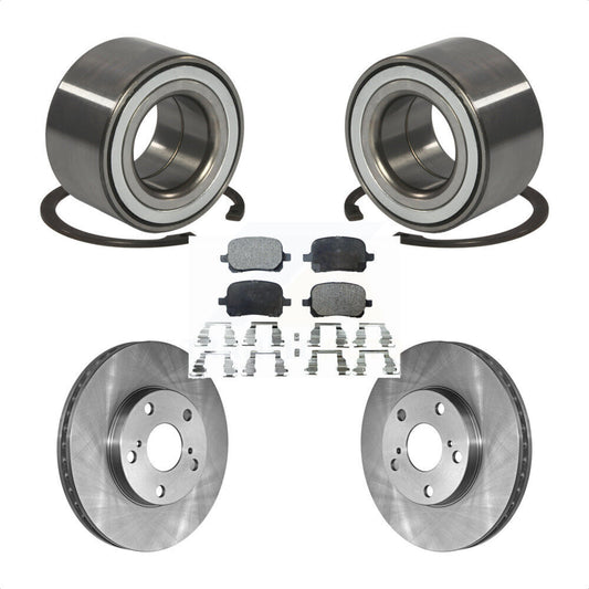 Wheel Bearing Brake Rotor And Pad Front Kit For Toyota Camry Solara Avalon Lexus