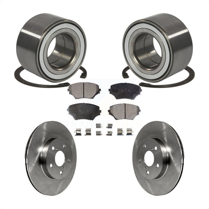 Wheel Bearing Disc Brake Rotors And Ceramic Pads Front Kit For Toyota RAV4