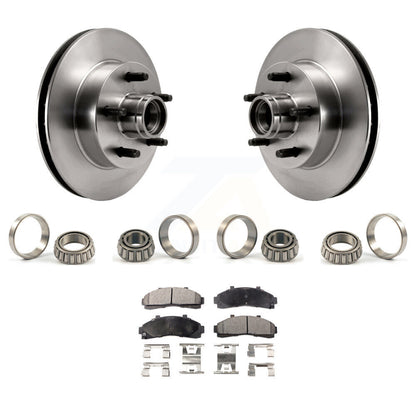 Brake Hub Rotor Inner & Outer Race Bearing Set Pad Front Kit For Ford Ranger