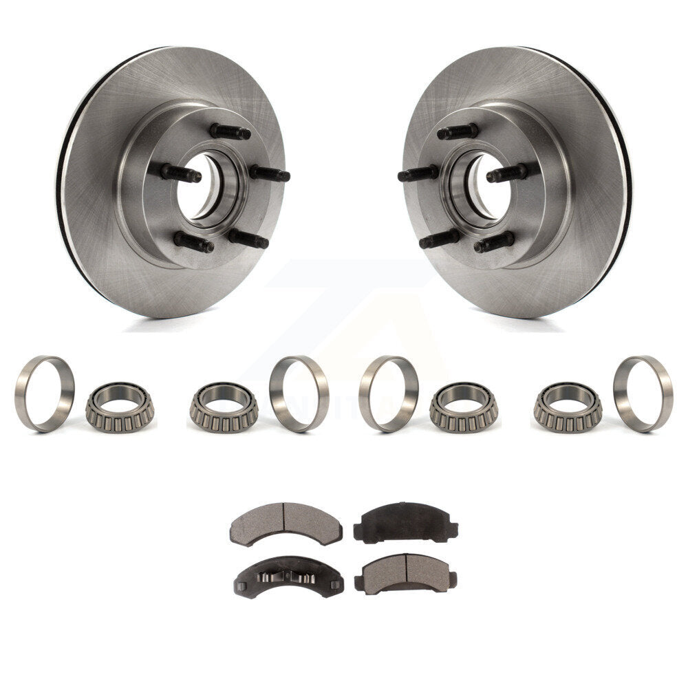 Brake Hub Rotor Inner & Outer Race Bearing Set Pad Front Kit For Ford Ranger