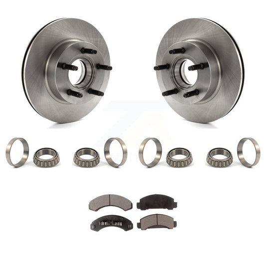 Brake Hub Rotor Inner & Outer Race Bearing Set Pad Front Kit For Ford Ranger