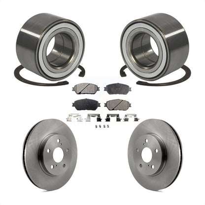 Wheel Bearing Disc Brake Rotors And Pads Front Kit For 2002-2003 Lexus ES300