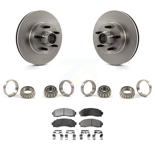 Brake Hub Rotor Inner & Outer Race Bearing Set Pad Front Kit For Ford Ranger