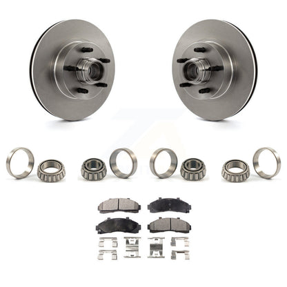 Brake Hub Rotor Inner & Outer Race Bearing Set Pad Front Kit For Ford Ranger