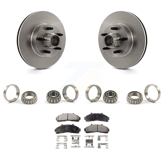 Brake Hub Rotor Inner & Outer Race Bearing Set Pad Front Kit For Ford Ranger