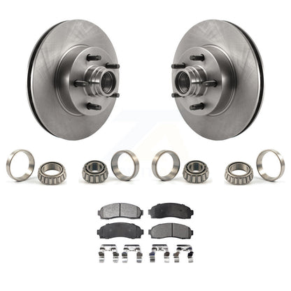 Brake Hub Rotor Inner & Outer Race Bearing Set Pad Front Kit For Ford Ranger