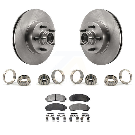 Brake Hub Rotor Inner & Outer Race Bearing Set Pad Front Kit For Ford Ranger