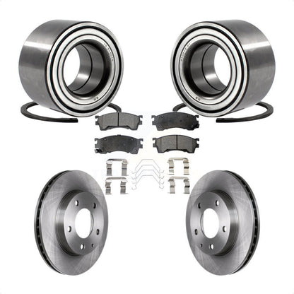 Wheel Bearing Disc Brake Rotors And Pads Front Kit For Mazda 626 Ford Probe MX-6