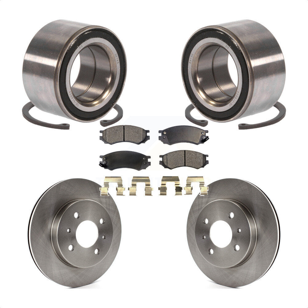 Wheel Bearing Brake Rotor Pad Front Kit For Saturn SL1 SC1 SL2 SC2 SL SW2 SW1 SC