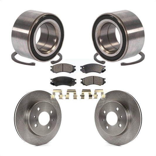 Wheel Bearing Brake Rotor Pad Front Kit For Saturn SL1 SC1 SL2 SC2 SL SW2 SW1 SC