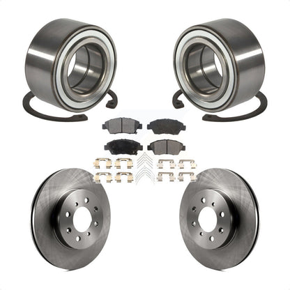 Wheel Bearing Disc Brake Rotor And Ceramic Pad Front Kit For Honda Civic del Sol