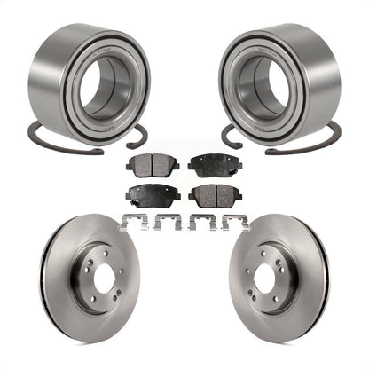 Wheel Bearing Disc Brake Rotors And Pads Front Kit For Hyundai Sonata Kia Optima