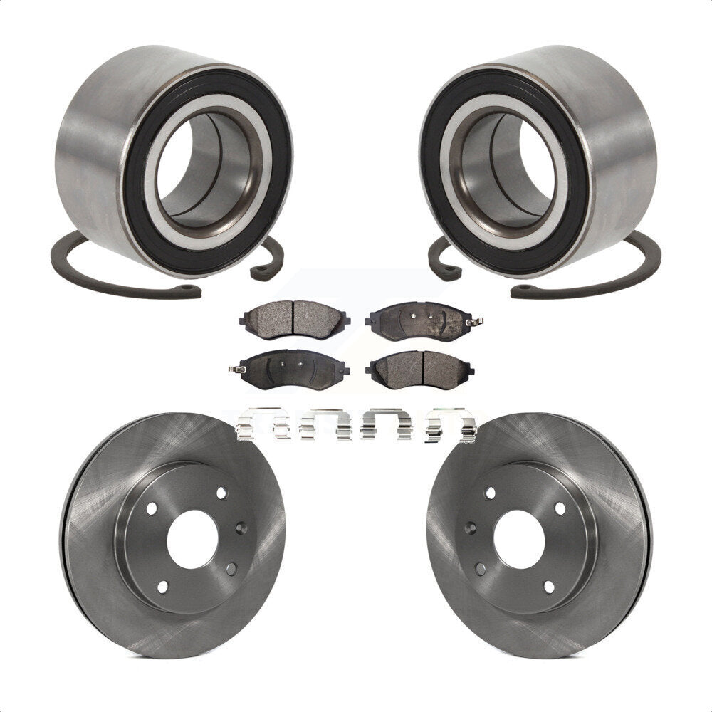 Wheel Bearing Brake Rotor Pads Front Kit For Chevrolet Optra Suzuki Forenza Reno