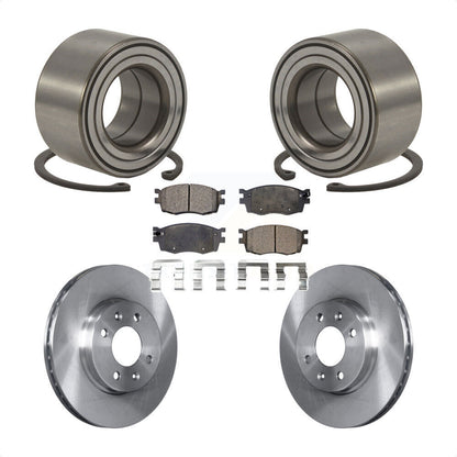 Wheel Bearing Disc Brake Rotor And Pad Front Kit For Hyundai Accent Kia Rio Rio5