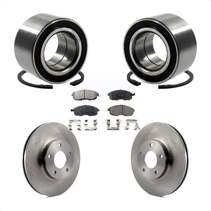Wheel Bearing Brake Rotor & Pads Front Kit For Nissan Altima Maxima INFINITI I35