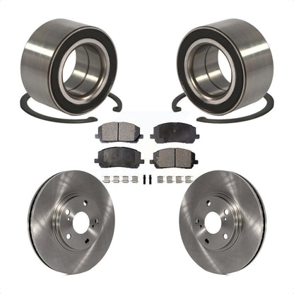 Wheel Bearing Disc Brake Rotors And Ceramic Pads Front Kit For Toyota Highlander