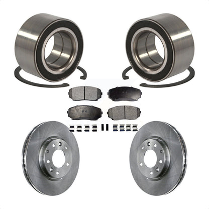 Wheel Bearing Brake Rotor And Pad Front Kit For Mazda CX-7 Ford Edge Lincoln MKX