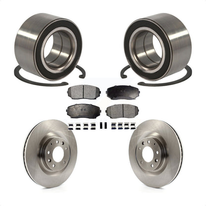 Wheel Bearing Disc Brake Rotors And Pads Front Kit For 2007-2015 Mazda CX-9