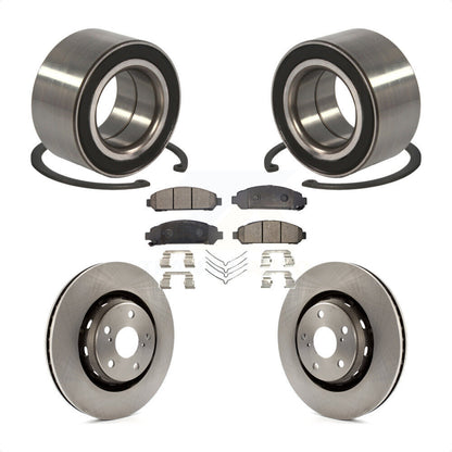 Wheel Bearing Disc Brake Rotors And Pads Front Kit For 2009-2016 Toyota Venza
