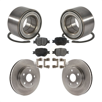 Wheel Bearing Disc Brake Rotors And Pads Front Kit For 2001 Toyota Celica GT