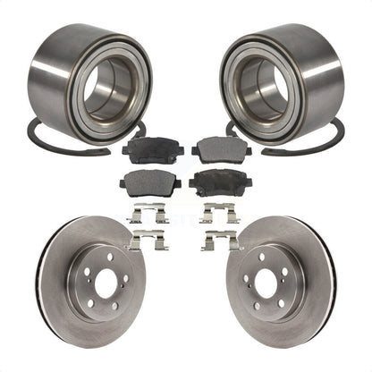 Wheel Bearing Disc Brake Rotors And Pads Front Kit For 2000 Toyota Celica GT