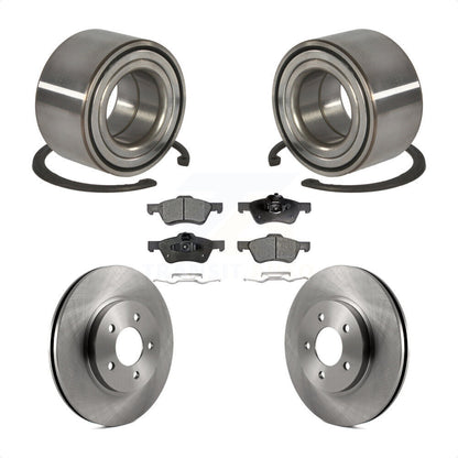 Wheel Bearing Brake Rotor & Pads Front Kit For Ford Escape Mazda Tribute Mercury