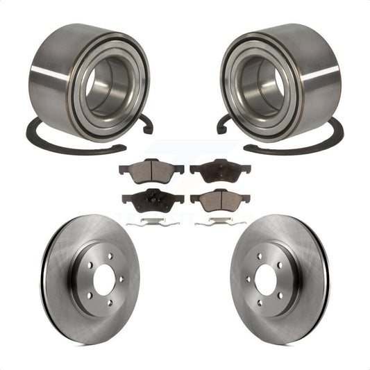 Wheel Bearing Disc Brake Rotor And Pad Front Kit For Ford Escape Mercury Mariner