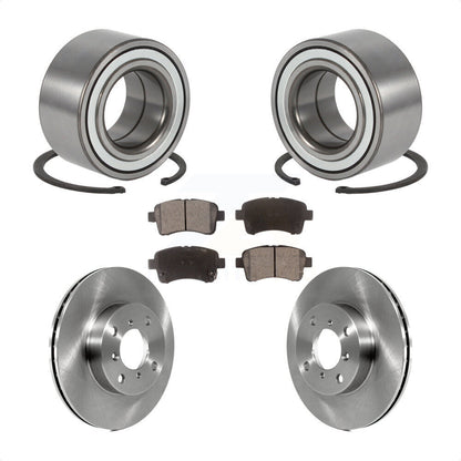 Wheel Bearing Disc Brake Rotors And Pads Front Kit For 2002-2005 Suzuki Aerio