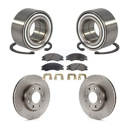 Wheel Bearing Disc Brake Rotors And Pads Front Kit For Kia Spectra Spectra5